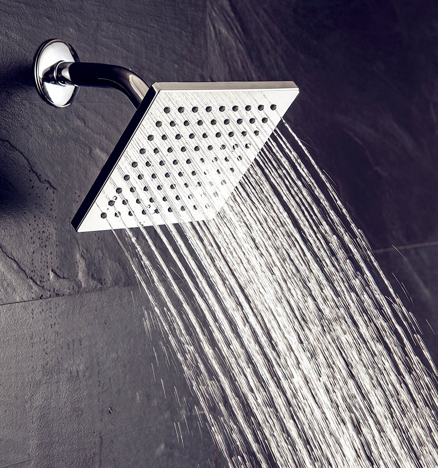 0成交0个外贸淋浴顶喷头 亚马逊6寸abs简易低压花洒头宾馆小莲蓬头