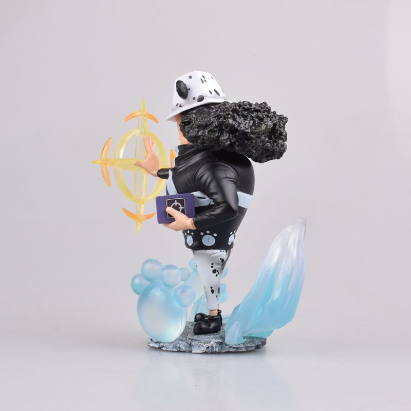 动漫批发 海贼王 王下七武海 大熊 场景 雕像模型盒装手办