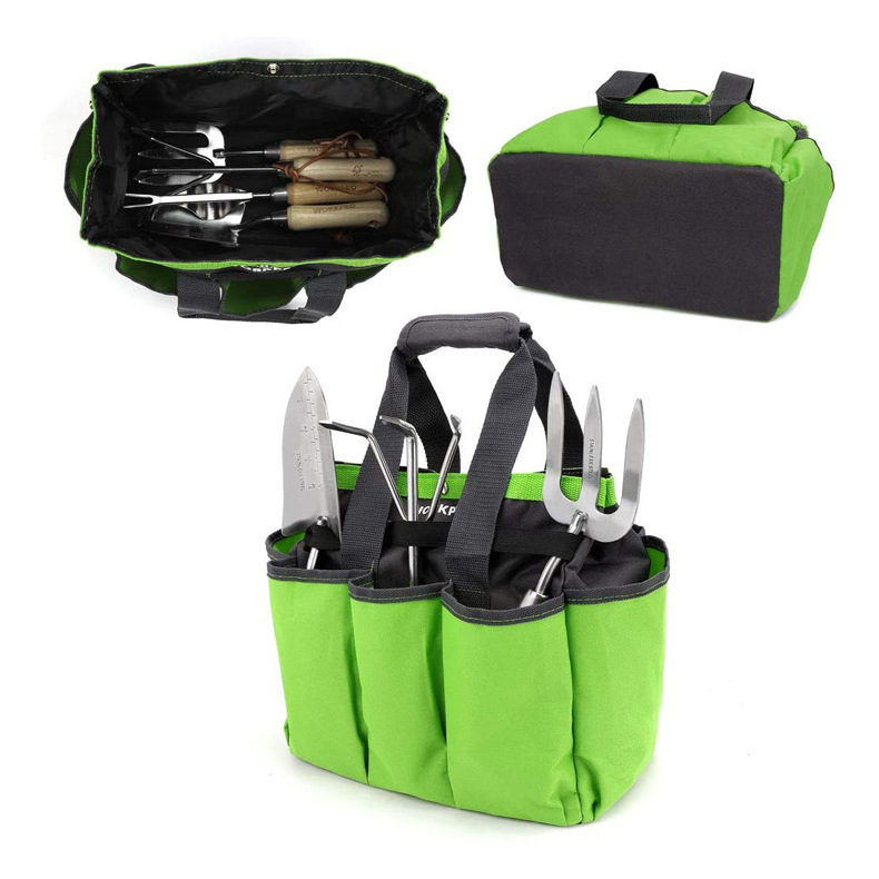 定制花园修剪工具收纳包 木工工具包绿色便携大容量维修电工包