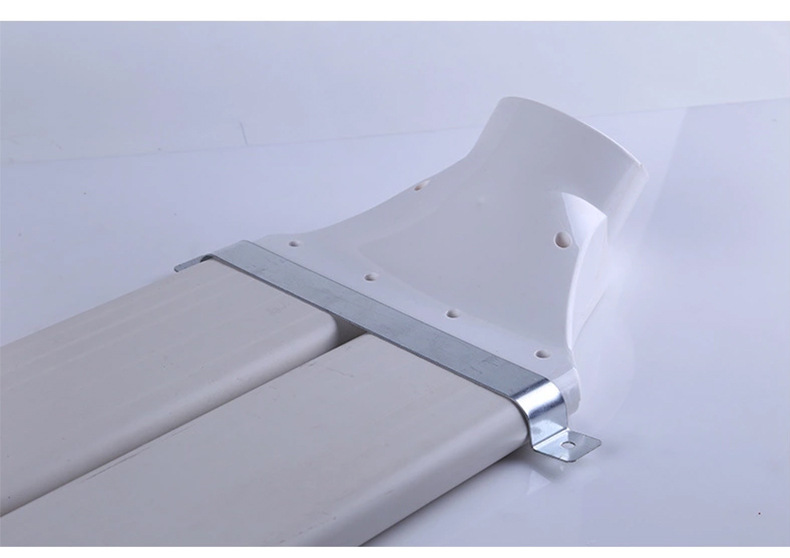 室内新风系统过梁器pvc管道变径连接免打孔横梁扁管过渡器