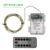 10 rice 100 Copper wire Lamp string 8 Mode waterproof Battery Box remote control Copper Lamp string courtyard festival Christmas Coloured lights 10 rice 100 Copper wire Lamp string 8 Mode waterproof Battery Box remote control Copper Lamp string courtyard festival Christmas Coloured lights