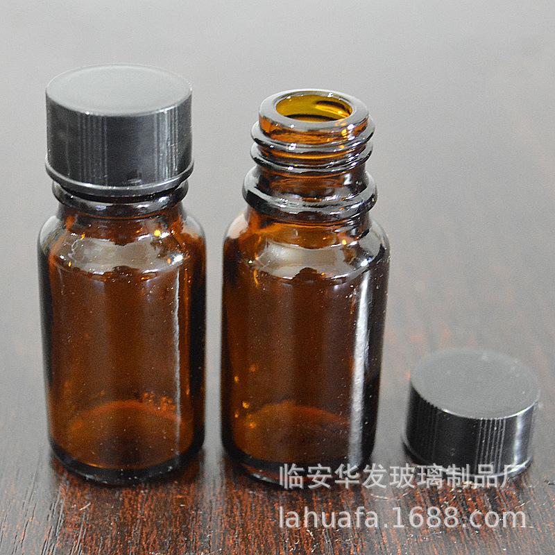 厂家直销 5-100ml精油瓶子 化妆品玻璃瓶 高档茶色精油瓶定制