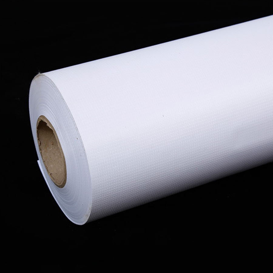 喷绘布530型防水广告白布喷绘布灯箱布材料装修布围挡布墙布篷布