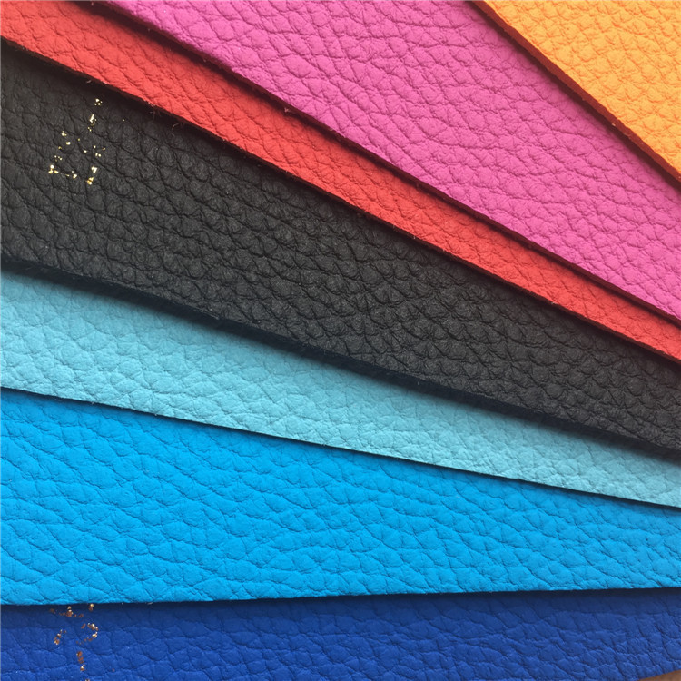 4粗荔枝纹 拉丝纹皮料 pu汽车革 同底同色 耐磨汽车坐垫革