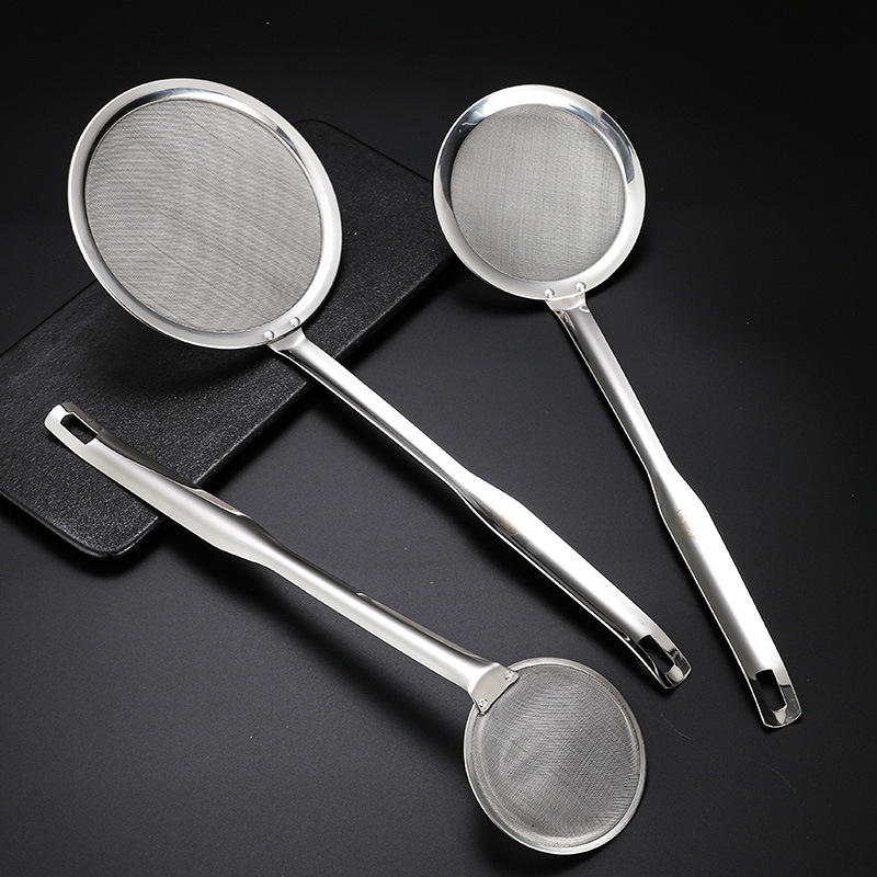 岛奇304不锈钢滤油勺家用厨房工具撇油格沥油汤分离器网漏隔油勺