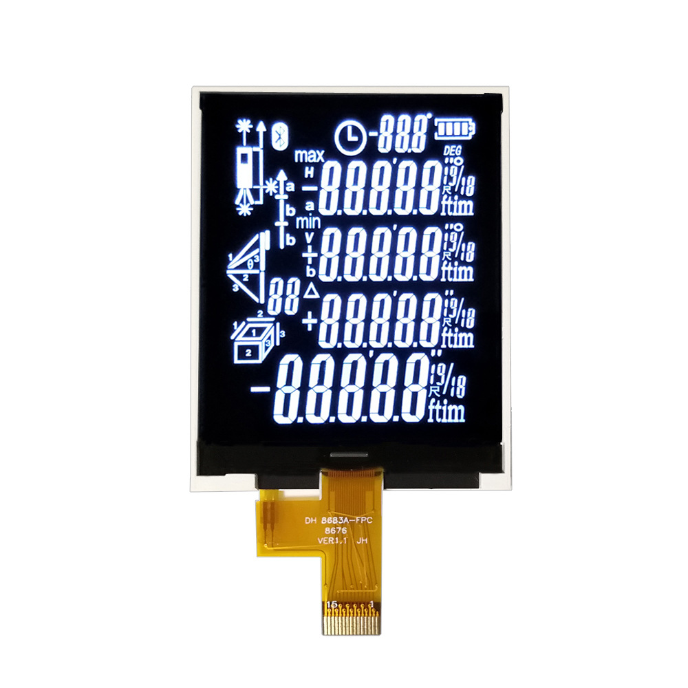 va断码屏可定制lcd段码屏 医疗仪器设备液晶屏 lcd显示屏带丝印