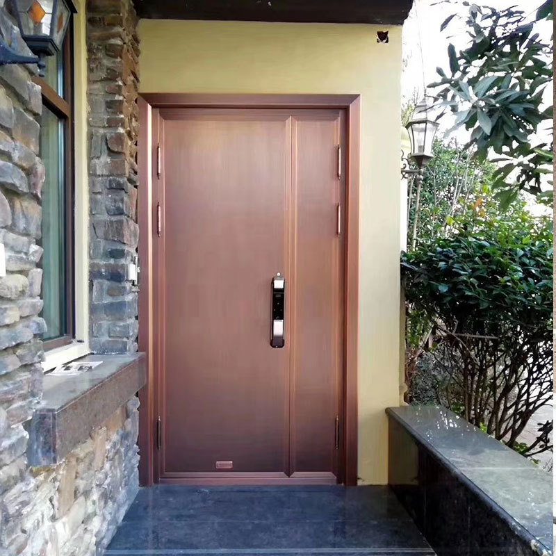 定制双开子母门外开入户门平开门酒店大厅门北京地区免费测量安装