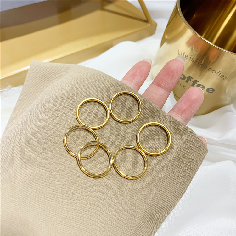 抖音同款三生三世素圈戒指项链古法传承越南沙金黑绳颈链指环情侣