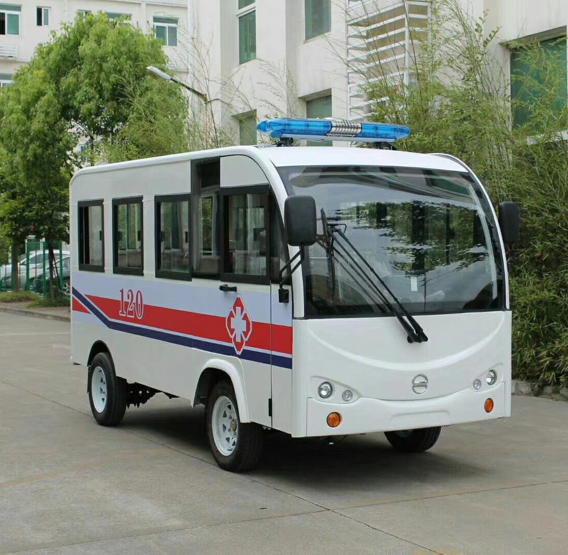 厦门朗迈电动救护车 杭州医用电瓶担架车 医院伤员转运电瓶车
