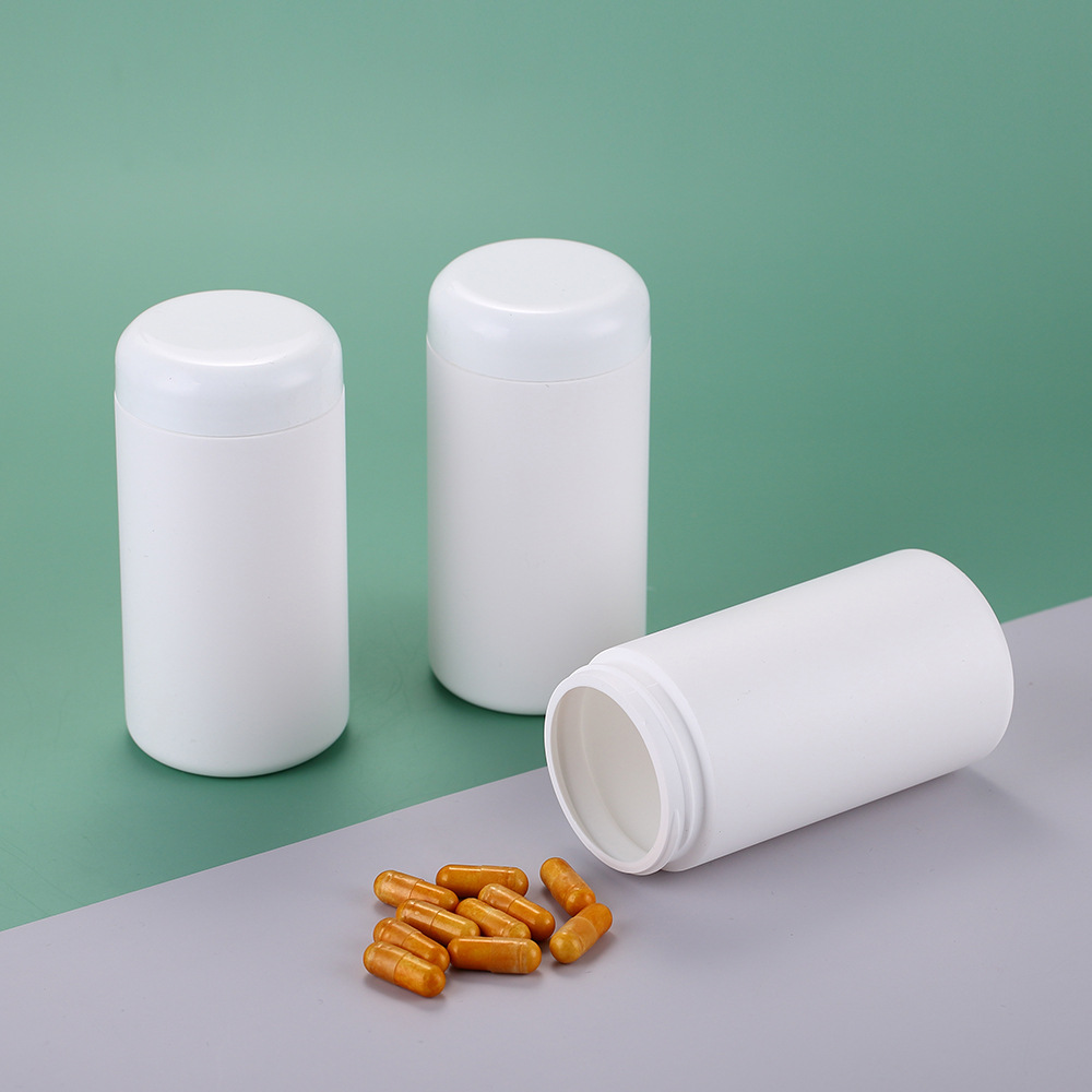 保健品塑料瓶食品胶囊包装粉剂药材密封罐pe食品级225cc塑料瓶