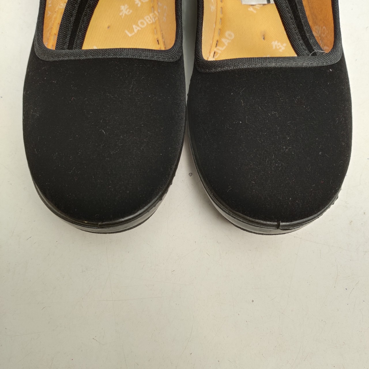 跑量款女布鞋防滑耐磨黑平绒一代酒店工作礼仪鞋广场舞蹈鞋地摊鞋