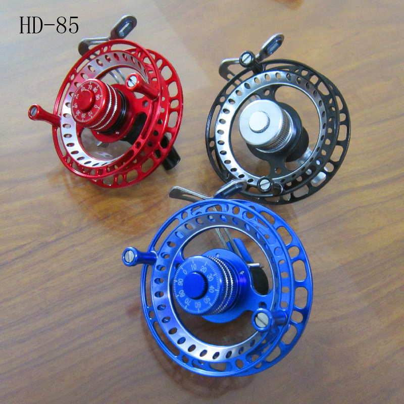 筏轮手拨轮前打竿冰钓八卦轮风火轮车盘钓鱼轮带泄力前打轮谷麦轮