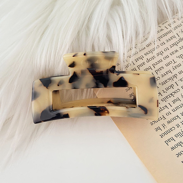 醋酸板材韩国网红复古玳瑁发饰少女抓夹大号发夹简约气质发抓