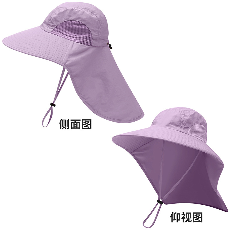 summer hat Fisherman Hat Fishing Hat Men's Sunhat Summer Cross-Border Outdoor Sun Hat Amazon Hot Sun Hat