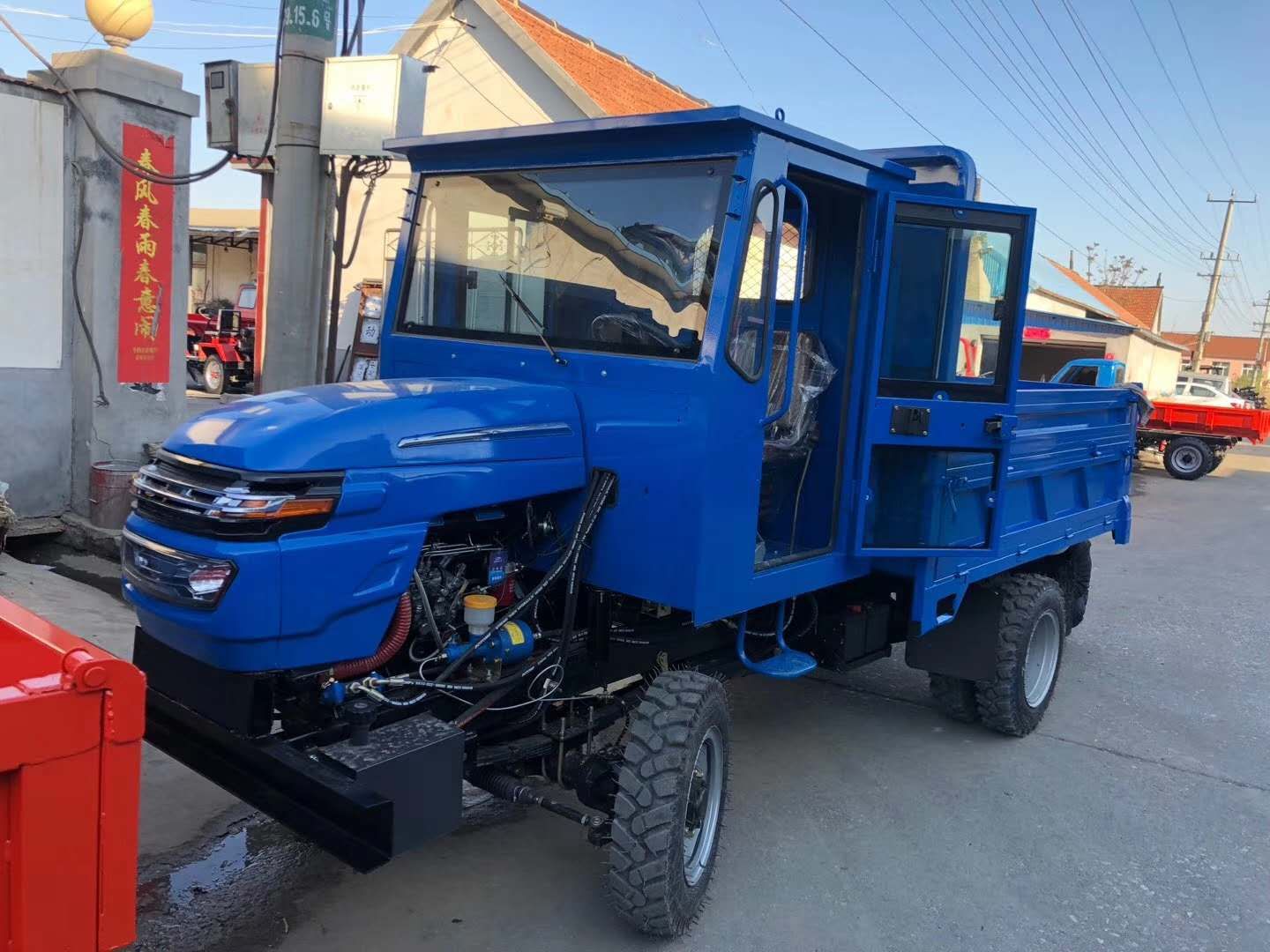 3-5吨农用小四轮拖拉机 矿用自卸车 按需定做四驱动力带分动