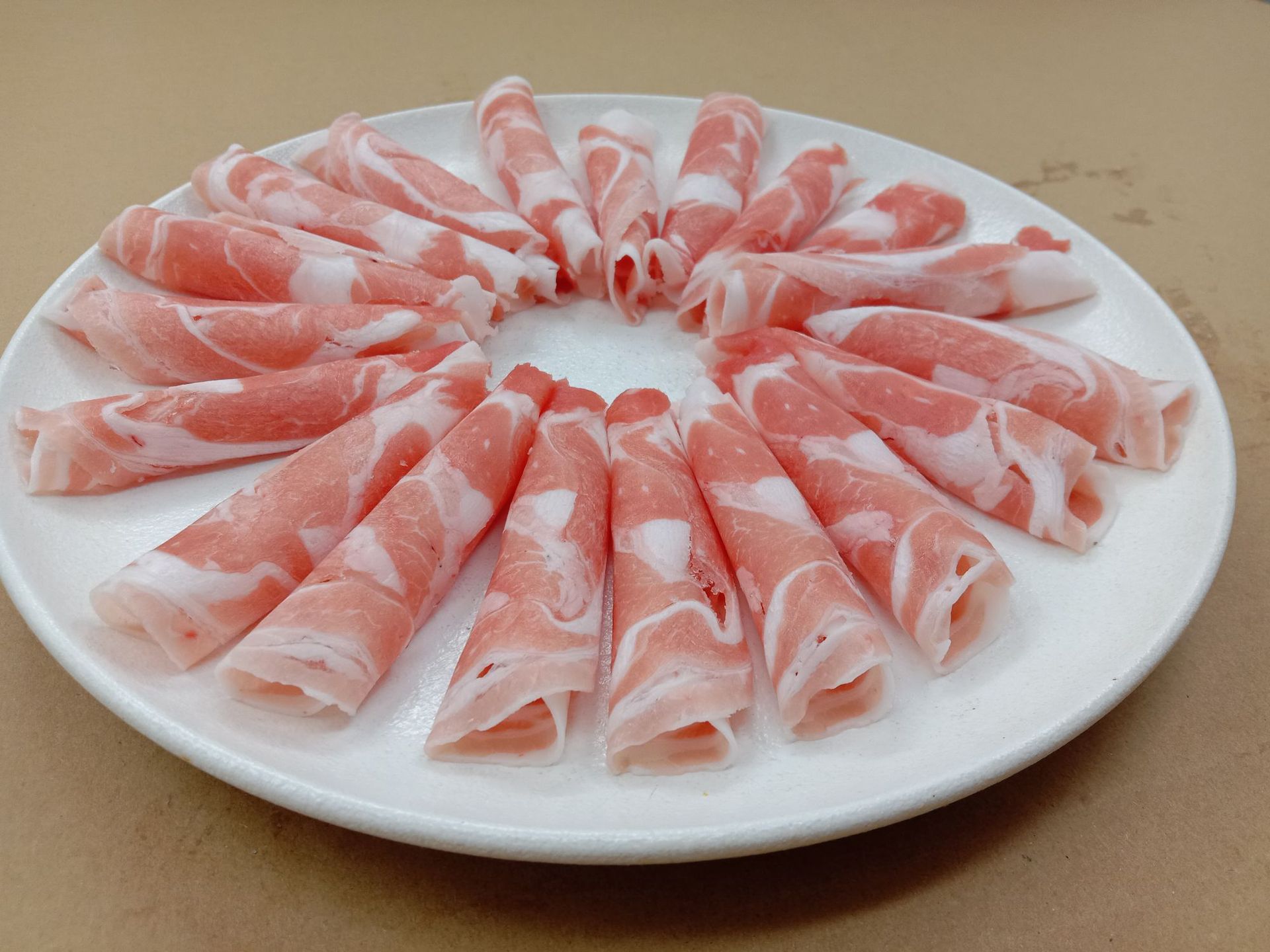 腾顺精品羊肉卷25kg/箱 火锅烤肉自助餐食材 冷冻调理羊肉