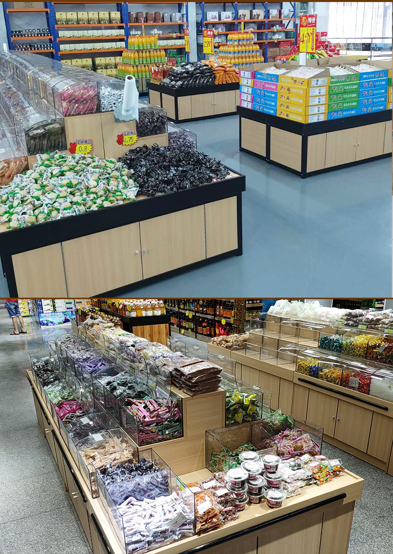 散称柜厂家现货超市便利店散装零食货架果蔬架糖果店干果店散货柜