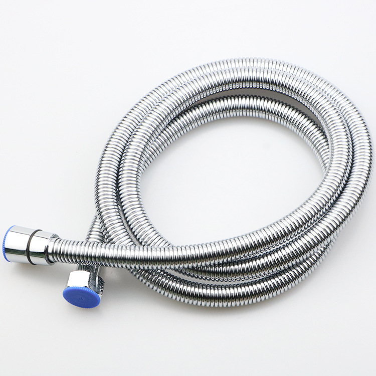 洗澡淋浴器头花洒软管浴室淋浴喷头软管加密电镀不锈钢沐浴水管子