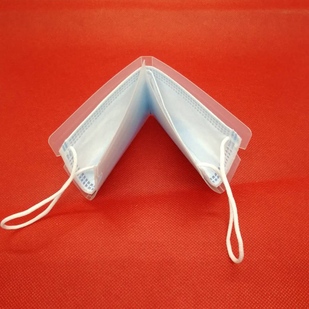 口罩收纳塑料夹折叠便携式收纳袋口罩塑胶收纳盒小巧可爱重复使用