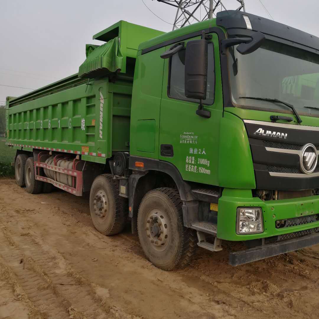 个人出售二手国五欧曼工程自卸货车 前四后八自卸车 二手渣土车
