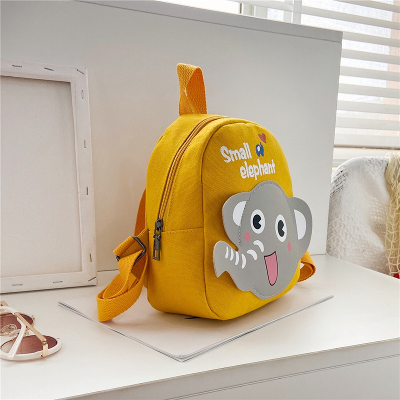 1-5 Years Old Children's Canvas Backpack Student School Bag