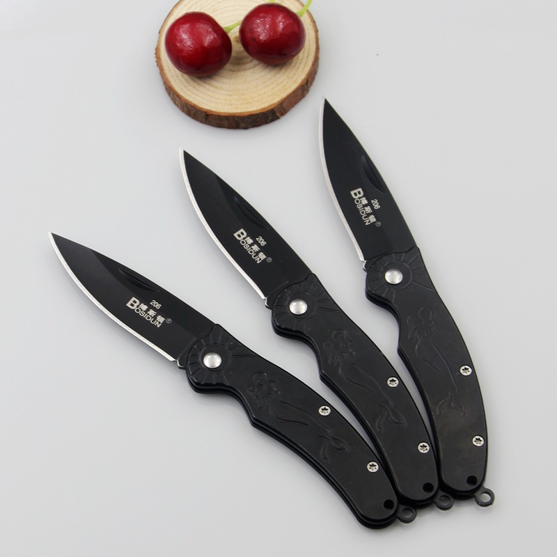 批发 博斯顿钥匙刀水果刀 便携迷你折刀 随身折叠刀 礼品小刀