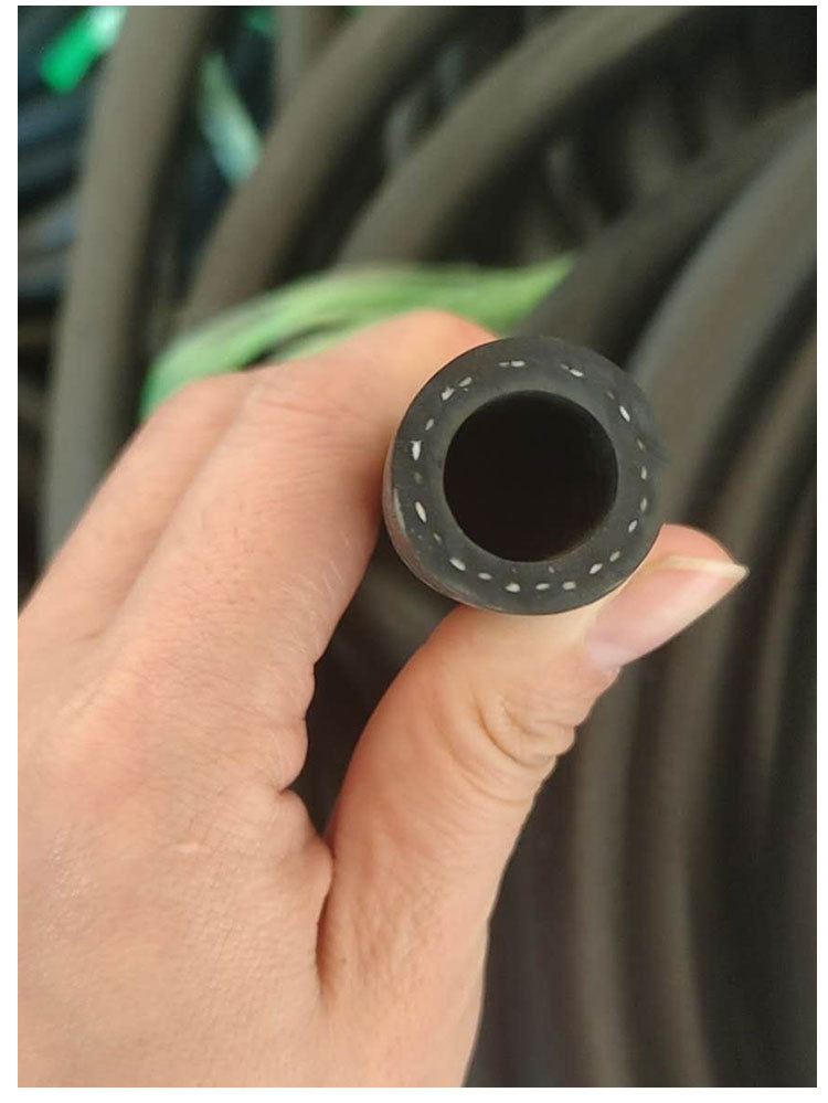 现货丁腈光面夹线耐油胶管黑色低压油管油箱柴汽燃油液压输油管道