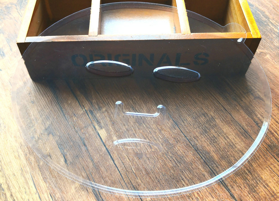 自制diy海藻面膜模具小号吸塑海藻塑料托盘pvc片面膜粉软膜粉膜具