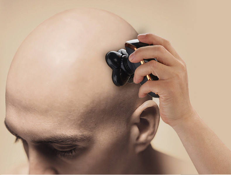 光头机器智能数显电动剃须刀水洗充电式刮胡刀多功能大功率胡须刀