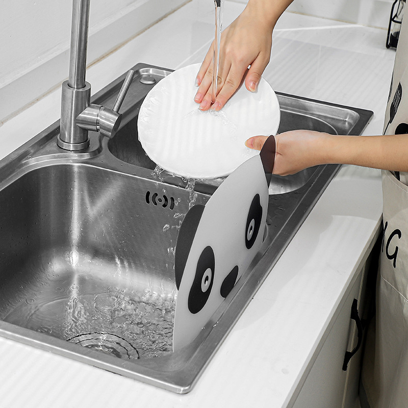创意厨房水槽防油防溅水挡水板洗手台水池防水挡板吸盘式隔水板