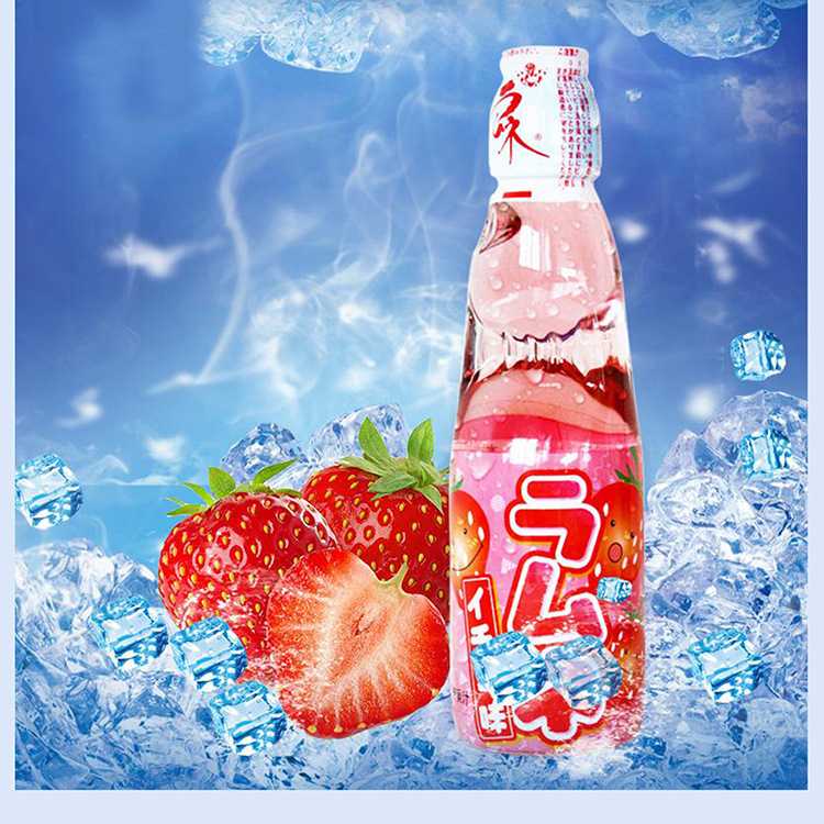 日本哈达波子汽水 原装进口饮料 弹珠汽水 多种口味可选泽 200ml