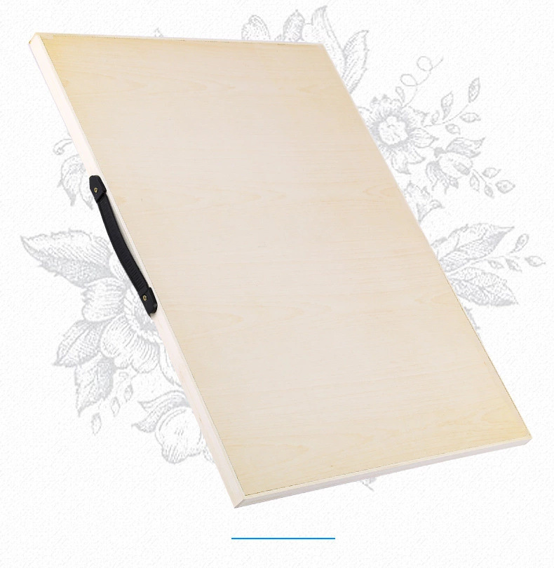 包邮加厚4k手提绘图板2k全椴木画板双面写生素描水粉水彩设计画板
