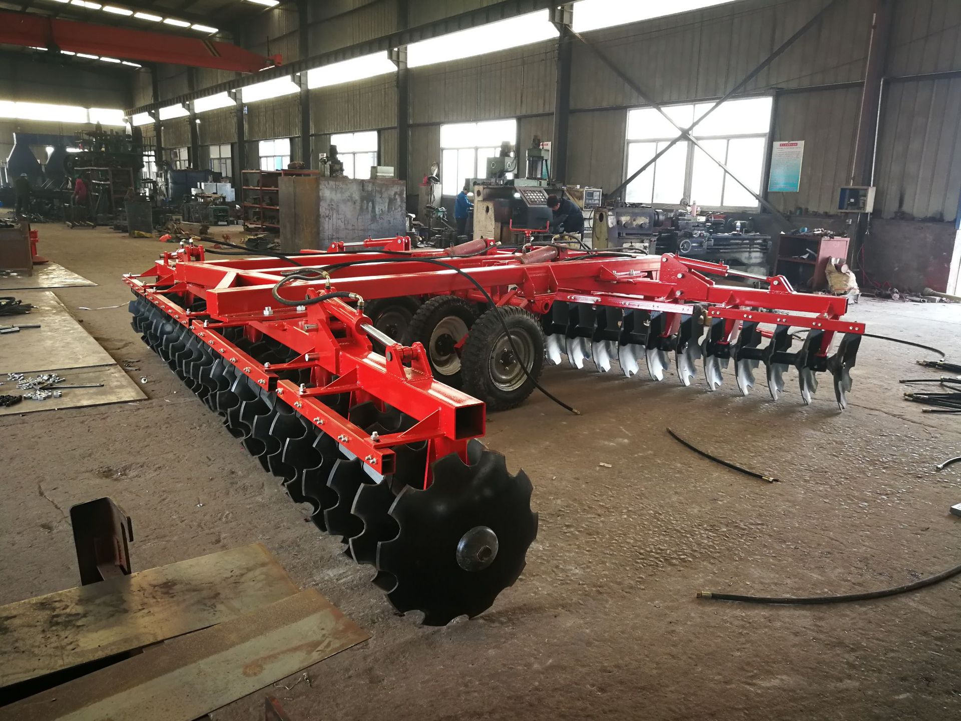 液压牵引圆盘耙重耙农用四轮拖拉机带缺口偏置耕地耙地碎土耙