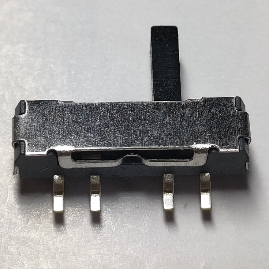 贴片mini波动开关13x35x35八脚侧拨带柱环保耐高温迷你拨动开关