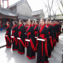 古装汉服汉服国学服幼儿国学班书童弟子规开笔礼拜师成人礼孔子服