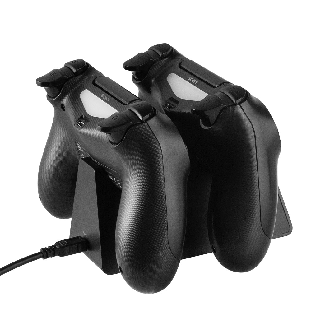 ps4手柄双充ps4 slim pro游戏手柄充电底座p4手柄充电器