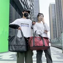 跨境定制旅行袋包女手提轻便行李包大容量旅行袋防水单肩包健身包
