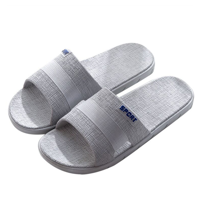 Factory Direct Supply 2023 Non-Slip PVC Couples Sandals Fashion New Interior Home Bathroom Slippers