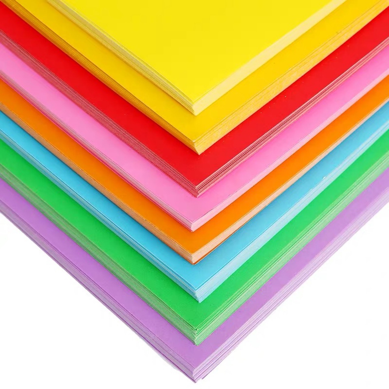 纯木浆彩色卡纸 儿童diy绘画创意手工纸 硬卡纸贺卡纸 4k200g