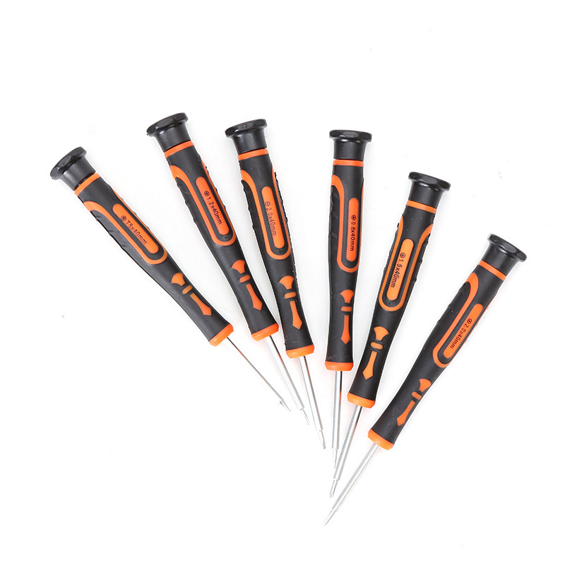 6-in-1 Precision Screwdriver Set Mobile Phone Repair and Disassembly Tools High-Grade Flexible Glue Telecom Batch Factory Direct Sales
