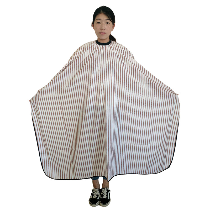 网红欧美复古油头理发围布成人发廊专用剪头发围布不沾发美发围裙