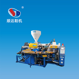 全自动圆盘式单色pvc时尚鞋鞋底注塑机 tpr时尚鞋鞋底注塑成型机