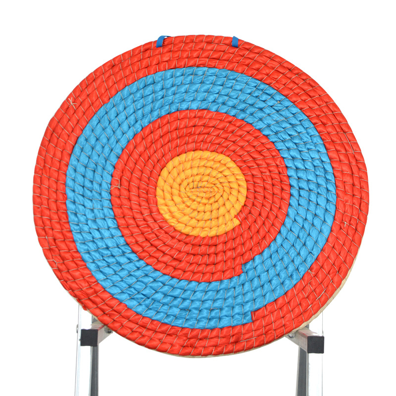 仿古代三色草靶箭靶 手工编织厚度可选草靶景区枪靶弓箭射击靶子