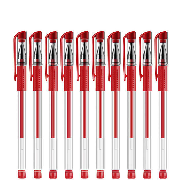 Stationery Ball Pen 0.5 Gel Pen Bullet Students' Supplies European Standard Learning Office Signature Pen Exam Carbon Pen