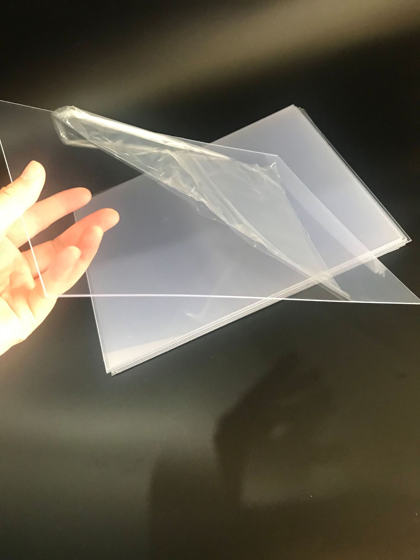 pvc硬片 pvc透明片 pet片材  单面覆膜厂家直销免费拿样