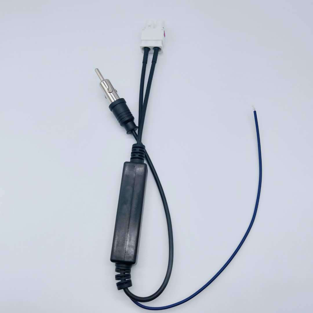 大众有源收音天线fm收音天线途观高尔夫德系汽车收音天线放大器