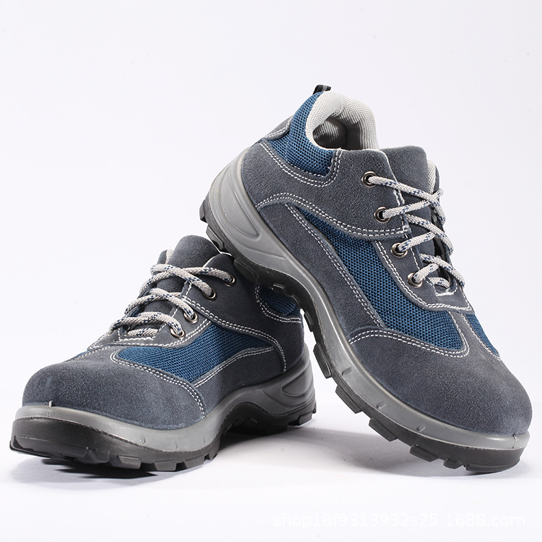 劳保鞋工人鞋 防护鞋防砸防刺穿夏季飞织透气轻便工作鞋厂家批发