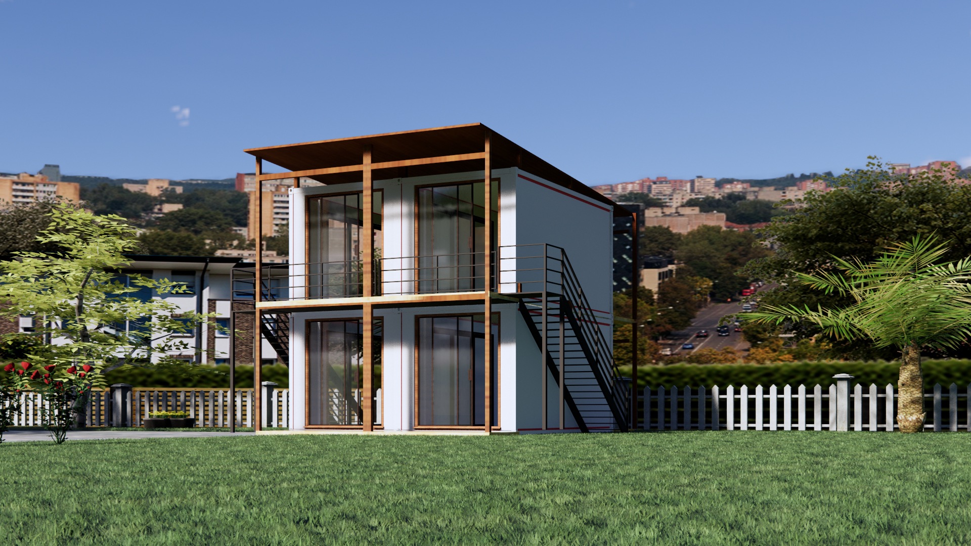 集装箱公寓老厂接集装箱别墅工程集装箱公寓集装箱房价格美好