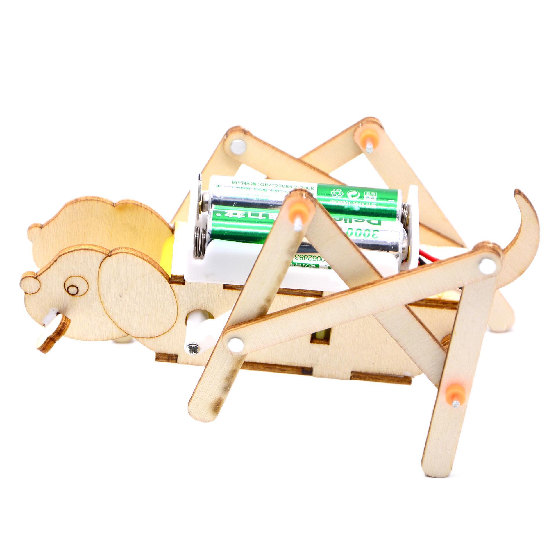 实验玩具厂儿童科技小制作小学生物理器材手工diy材料机器狗