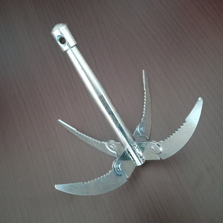 四爪水草锚钩不锈钢冰爪打捞钩飞虎爪野外求生户外三爪钩锚刀渔具